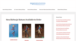 Desktop Screenshot of bishoujostatues.com